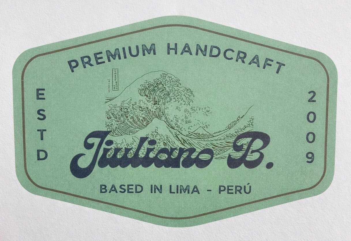 Logo retro Jiuliano Bonino Handcraft.